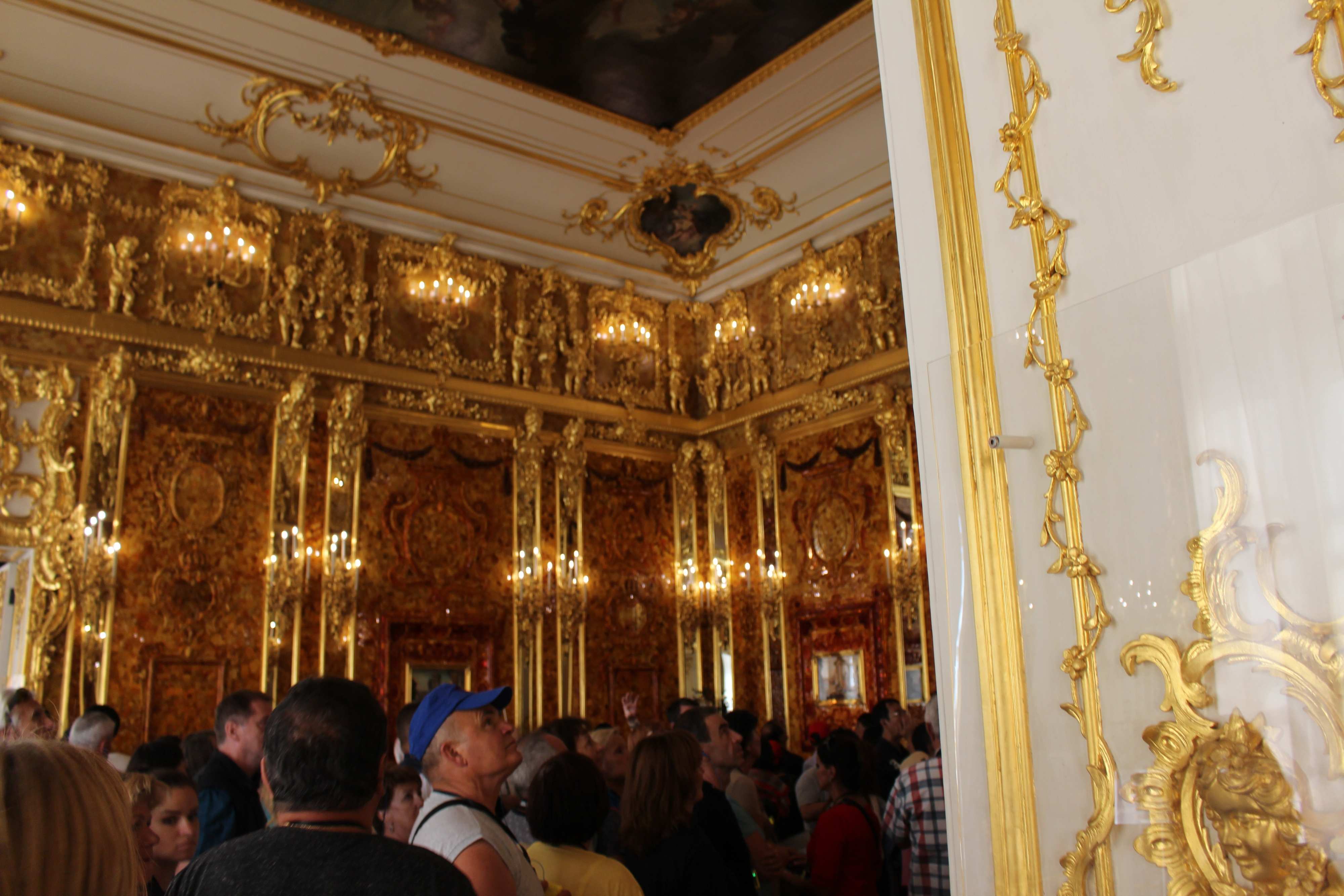 Blick in das rekonstruierte Bernsteinzimmer